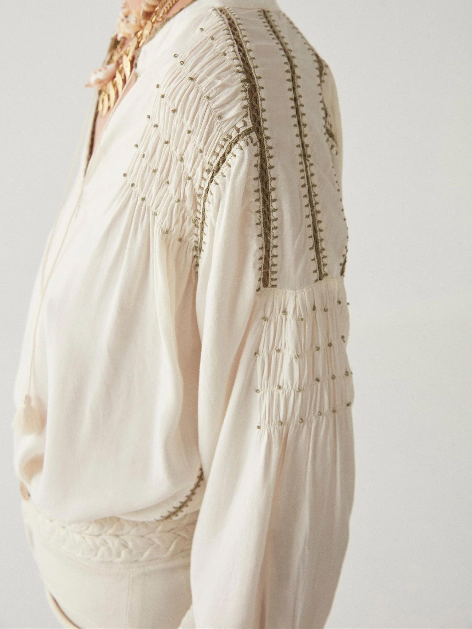 Asha Blouse - Caki - Image 3