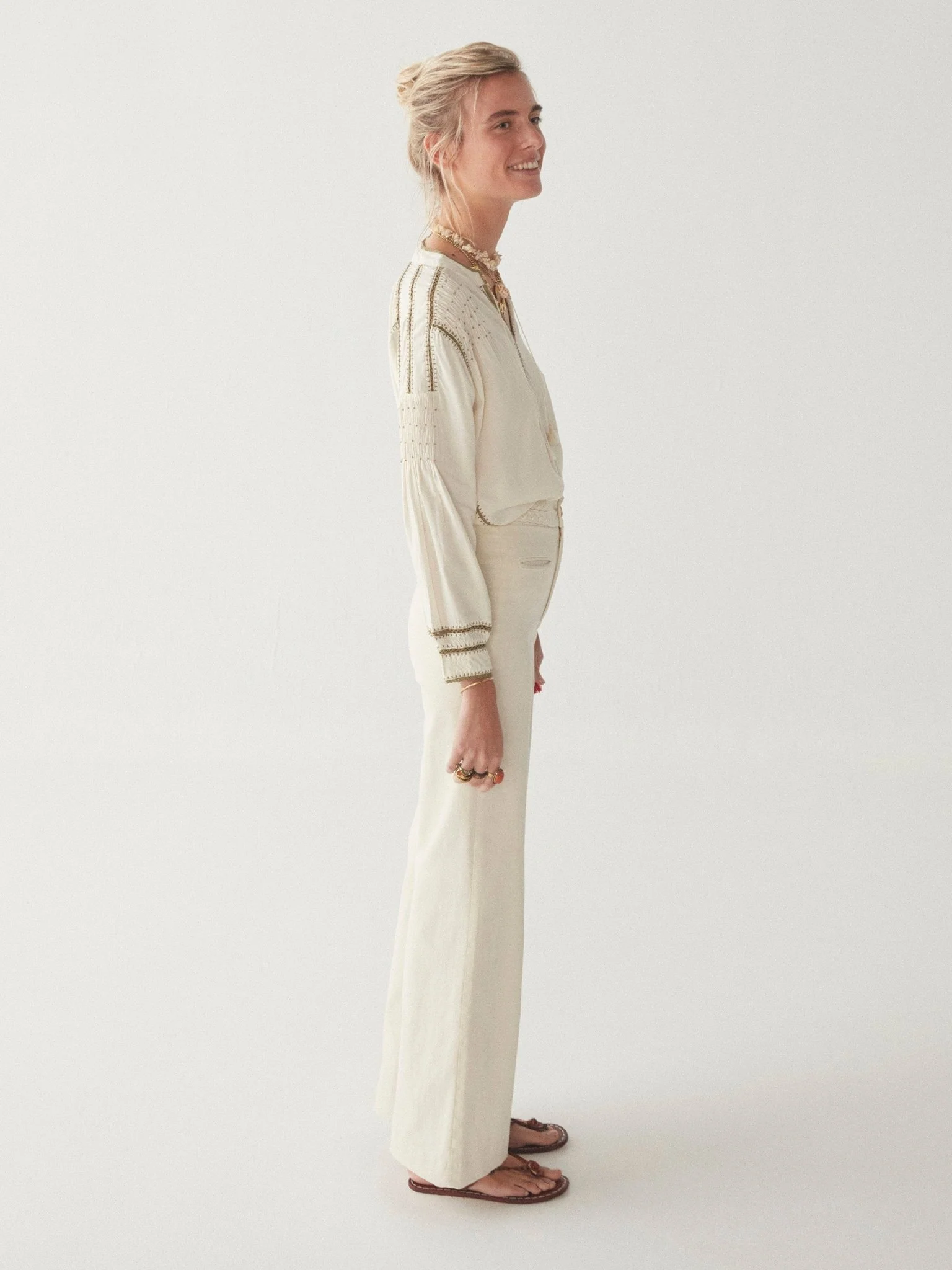 Asha Blouse - Caki - Image 4